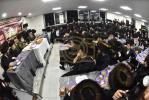 מעמד הס"ת וקביעת מזוזה בביהמ"ד החדש  וויזניץ אויף רחוב יעל אין בני ברק