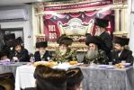 מעמד הס"ת וקביעת מזוזה בביהמ"ד החדש  וויזניץ אויף רחוב יעל אין בני ברק