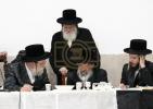 יארצייט טיש פון הרה"ק רבי שלום משאץ לאנדאן זי"ע ביי נכדו כ"ק  אדמו"ר משאץ דרהאביטש שליט"א