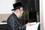 יארצייט טיש פון הרה"ק רבי שלום משאץ לאנדאן זי"ע ביי נכדו כ"ק  אדמו"ר משאץ דרהאביטש שליט"א