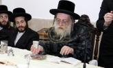 יארצייט טיש פון הרה"ק רבי שלום משאץ לאנדאן זי"ע ביי נכדו כ"ק  אדמו"ר משאץ דרהאביטש שליט"א