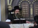 כ"ק אדמו"ר מסקולען ירושלים שליט"א טרעט אויף מיט א דרשה לרגל די ימי השובבי"ם בבית מדרשו