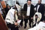 שמחת הברית לנכד כ"ק אדמו"ר מהרי"א ווייס מספינקא זצוק"ל בן לבנו הרה"צ רבי נפתלי מנחם ווייס רב ביהמ"ד ספינקא אין ירושלים,