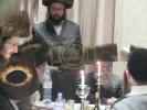 כ"ק  אדמו"ר מפשעווארסק שליט"א ביי א שבע ברכות פון אן אייניקל 