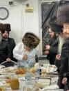 מסע הקודש פון כ"ק גאב"ד קארלסבורג  שליט"א אין ליזענסק אויף שבת שירה