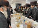 מסע הקודש פון כ"ק גאב"ד קארלסבורג  שליט"א אין ליזענסק אויף שבת שירה