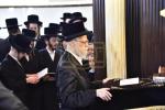 כ"ק אדמו"ר מסערט וויזניץ שליט"א באזוכט אין ביהמ"ד סערט וויזניץ ב"ב 