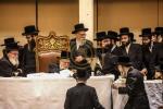 סעודת הילולא פון הרה"ק מסקווירא זצ"ל ביי בנו כ"ק אדמו"ר מסקווירא שליט"א 