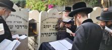 כ"ק אדמו"ר מסאדיגורא שליט"א בעליה לציון זקינו בעל הכנסת מרדכי מסאדיגורא זצ"ל 
