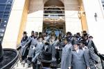 מעמד יציקת הבורות און מסיבת לחיים אין ביהמ"ד אוהל פיגא אין קרית יואל 
