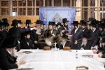 מעמד יציקת הבורות און מסיבת לחיים אין ביהמ"ד אוהל פיגא אין קרית יואל 
