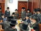 כ"ק אדמו"ר מסאדיגורא שליט"א ביי א לחיים פאר די משתתפי השיעור דף היומי אין בית המדרש סאדיגורא 