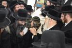 מסע הלויה פון כ"ק אדמו"ר מספינקא ירושלים זצ"ל 
