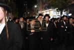 מסע הלויה פון כ"ק אדמו"ר מספינקא ירושלים זצ"ל 