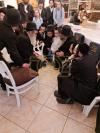 כ"ק אדמו"ר מאמשינוב ביים מנחם אבל זיין משפחת אלחדד 