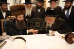 מעמד סיום כתיבת ספר תורה בראשית כ"ק אדמו"ר מסאדיגורא ירושלים שליט"א 