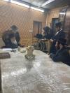 הגה"צ ראש ישיבת סאטמאר בני ברק שליט"א ביים איינלאדענען אדמורים ורבנים צו די שמחת החתונה פון בנו החתן 