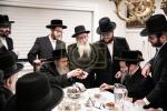 כ"ק אדמו"ר מסאטמאר שליט"א בסיום כתיבת ספר תורה פון משפחת גאנץ 