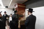 כ"ק אדמו"ר מסאטמאר שליט"א באזוכט אין בית המדרש החדש יטב לב דסאטמאר אין מאנסי  