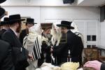 כ"ק אדמו"ר מסאטמאר שליט"א באזוכט אין בית המדרש החדש יטב לב דסאטמאר אין מאנסי  