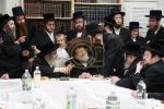 כ"ק אדמו"ר מסאטמאר שליט"א באזוכט אין בית המדרש החדש יטב לב דסאטמאר אין מאנסי  