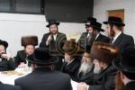 כ"ק אדמו"ר מסאטמאר שליט"א באזוכט אין בית המדרש החדש יטב לב דסאטמאר אין מאנסי  