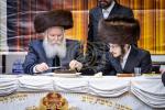  שבע ברכות פון נכד כ"ק אדמו"ר מבאבוב שליט"א אין מתיבתא עץ חיים דבאבוב 
