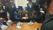 כ"ק אדמו"ר מסאדיגורא ירושלים שליט"א באזוכט ביי כ"ק אדמו"רים ורבנים שליט"א 
