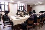וועד חסידי שטעפענעשט באזוכן ביי אדמורי"ם מסאדיגורא און סאדיגורא ירושלים שליט"א לקראת היומא דהילולא פון הרה"ק משטעפענעשט זי"ע 