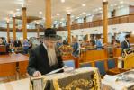מעמד סיום כתיבת ספר תורה אין מאסקאווא וואס איז אריינגעגעבן געווארן צו די קהילה אין שטאט  נובוקוזנצק אין סיביר