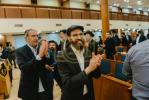 מעמד סיום כתיבת ספר תורה אין מאסקאווא וואס איז אריינגעגעבן געווארן צו די קהילה אין שטאט  נובוקוזנצק אין סיביר