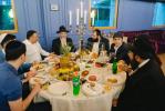 מעמד סיום כתיבת ספר תורה אין מאסקאווא וואס איז אריינגעגעבן געווארן צו די קהילה אין שטאט  נובוקוזנצק אין סיביר