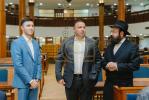 מעמד סיום כתיבת ספר תורה אין מאסקאווא וואס איז אריינגעגעבן געווארן צו די קהילה אין שטאט  נובוקוזנצק אין סיביר