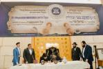 מעמד סיום כתיבת ספר תורה אין מאסקאווא וואס איז אריינגעגעבן געווארן צו די קהילה אין שטאט  נובוקוזנצק אין סיביר