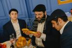 מעמד סיום כתיבת ספר תורה אין מאסקאווא וואס איז אריינגעגעבן געווארן צו די קהילה אין שטאט  נובוקוזנצק אין סיביר