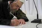 מעמד התחלת כתיבת ספר תורה בבית כ"ק הגה"צ רבי יעקב מאיר שעכטער שליט"א 