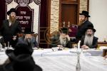 כ"ק אדמו"ר מבאבוב-45 שליט"א ביים סעודת הילולא פון זקינו  הרה"ק בעל הקדושת ציון מבאבוב  הי"ד זי"ע