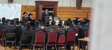 כ"ק אדמו"ר מסאטמאר שליט"א באזוכט אין ישיבת תורת משה ד'סאטמאר מאנטריאל אין נייעק 