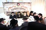 מעמד חלוקת שקל הטהור אין ארץ ישראל בראשית הרה"ג רבי יואל טייטעלבוים שליט"א בן כ"ק אדמו"ר מסאטמאר שליט"א 