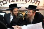 מעמד חלוקת שקל הטהור אין ארץ ישראל בראשית הרה"ג רבי יואל טייטעלבוים שליט"א בן כ"ק אדמו"ר מסאטמאר שליט"א 