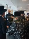כ"ק אדמו"ר מוויזניץ שליט"א ביים אנקומען אין ניו יארק 