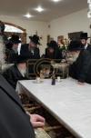 באזוך פון כ"ק אדמו"ר מגור שליט"א ביי כ"ק אדמו"ר מסקולען שליט"א פון מאנסי 