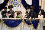 מעמד הכנסת ספר תורה און נעילת החג מוצאי שמחת תורה בחצר הקודש וויזניץ 
