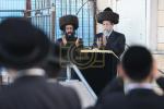מעמד חאלאקה פון נכד כ"ק אדמו"ר מבאיאן שליט"א אין מירון 