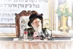 כ"ק אדמו"ר מוויזניץ שליט"א ביים איבערגעבן א שמועס פאר אלע וויזניצער מכנחים אין אין ערד