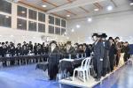 כ"ק אדמו"ר מוויזניץ שליט"א ביים איבערגעבן א שמועס פאר אלע וויזניצער מכנחים אין אין ערד