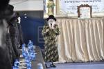 כ"ק אדמו"ר מוויזניץ שליט"א ביים איבערגעבן א שמועס פאר אלע וויזניצער מכנחים אין אין ערד