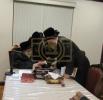באזוך פון כ"ק  אדמו"ר מליסקא שליט"א ביי כ"ק  אדמו"ר מראחמיסטריווקא שליט"א לקראת הבר מצוה פון נכדו ני"ו