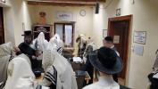 חסידי סאטמאר אין קערעסטיר נאכ'ן געהויבענע שבת אין שטאט סיגוט