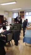 חסידי סאטמאר אין קערעסטיר נאכ'ן געהויבענע שבת אין שטאט סיגוט